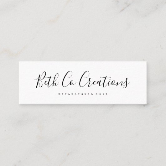 Mini carte de visite (Devant)