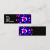 Mini Carte de visite 2 de boule de plasma (Devant / Derrière)