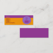 Mini Carte de visite à café chaud (Devant / Derrière)