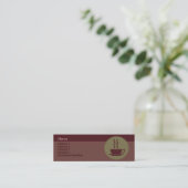 Mini Carte de visite à café chaud (Debout devant)