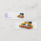 Mini Carte de visite à énergie solaire (Devant / Derrière)