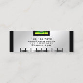 Mini carte de visite à faux niveau d'esprit (Dos)