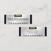 Mini carte de visite à faux niveau d'esprit (Devant / Derrière)