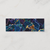 Mini Carte de visite à nappes d'huile (Dos)