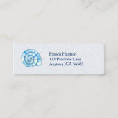 Mini Carte de visite à thème Seashell Ocean (Devant)