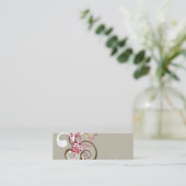 Mini Carte de visite abstrait (Debout devant)