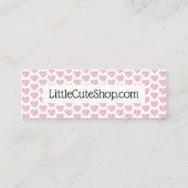 Mini Carte de visite artisanal pour petites entreprises (Dos)