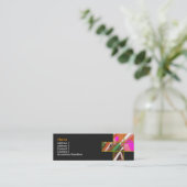 Mini Carte de visite artiste (Debout devant)