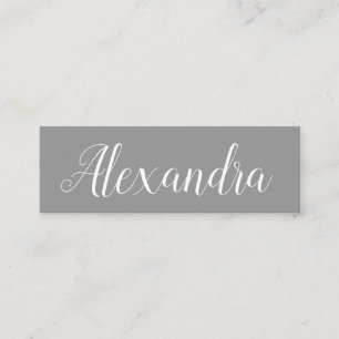 Mini Carte de visite audacieux minimaliste à la mode