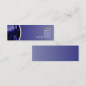 Mini Carte de visite automobile (Devant / Derrière)