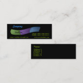 Mini Carte de visite aveugle (Devant / Derrière)