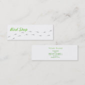 Mini Carte de visite Bird Shop (Devant / Derrière)