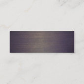 Mini Carte de visite blanc professionnel propre et simp (Dos)