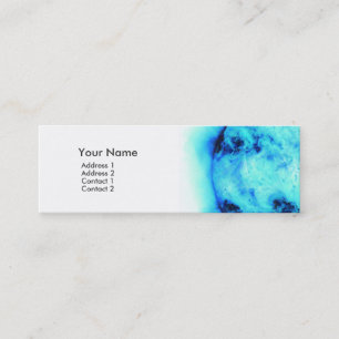 Mini Carte de visite bleu 2 de Sun