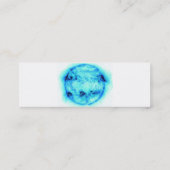 Mini Carte de visite bleu 2 de Sun (Dos)