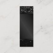 Mini Carte de visite Bling en cristal Strass de signet (Dos)