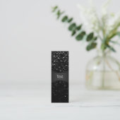 Mini Carte de visite Bling en cristal Strass de signet (Debout devant)