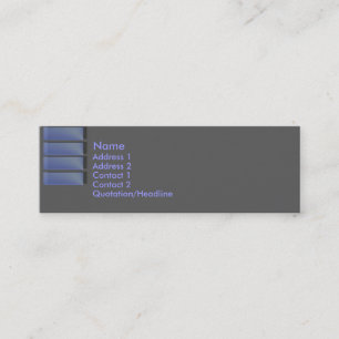 Mini Carte de visite Blue Sapphire