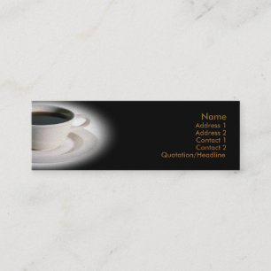 Mini Carte de visite café