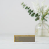 Mini Carte de visite Caramel (Debout devant)