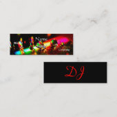 Mini Carte de visite CD DJ I (Devant / Derrière)