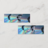 Mini Carte de visite CD II du DJ (Devant / Derrière)