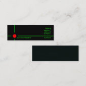 Mini Carte de visite cible (Devant / Derrière)