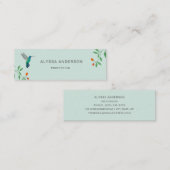 Mini Carte de visite Colibri (Devant / Derrière)