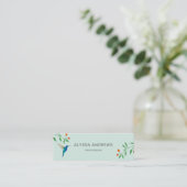 Mini Carte de visite Colibri (Debout devant)