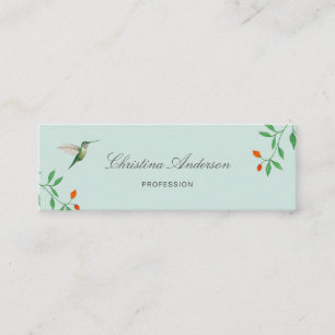 Mini Carte de visite Colibri de Californie