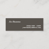 Mini Carte de visite coloré coloré (Dos)