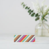 Mini Carte de visite coloré coloré (Debout devant)