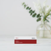 Mini Carte de visite concepteur (Debout devant)