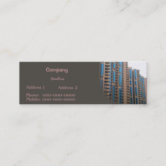 Mini Carte de visite Condos (Devant)