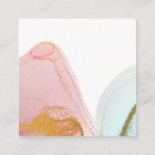 Mini Carte de visite couleur rose (Dos)