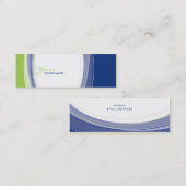 MINI CARTE DE VISITE :: courbes 6 (Devant / Derrière)