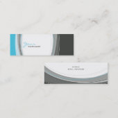 MINI CARTE DE VISITE :: courbes 9 (Devant / Derrière)