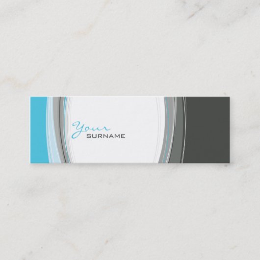 MINI CARTE DE VISITE :: courbes 9 (Devant)