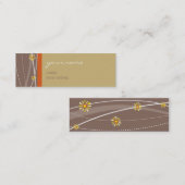 Mini CARTE DE VISITE :: crochets 3 (Devant / Derrière)