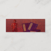 Mini Carte de visite d'acuponcture (Dos)