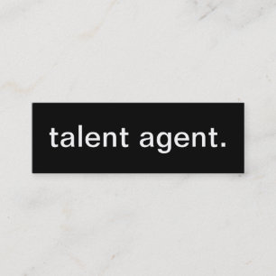 Mini Carte de visite d'agent de talent
