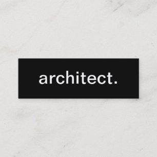 Mini Carte de visite d'architecte