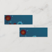 Mini Carte de visite d'art de bulles (Devant / Derrière)