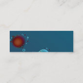 Mini Carte de visite d'art de bulles (Dos)