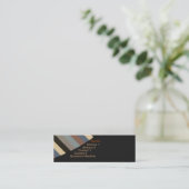 Mini Carte de visite d'artiste graphique (Debout devant)
