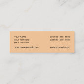 Mini Carte de visite de 3 oiseaux (Dos)