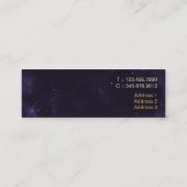 Mini Carte de visite de babysitter (Dos)