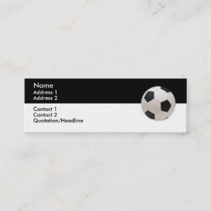Mini Carte de visite de balle de football