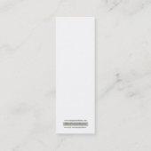 Mini Carte de visite de basson (Dos)