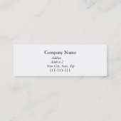 Mini Carte de visite de bénédiction d'Aaronic et de (Dos)